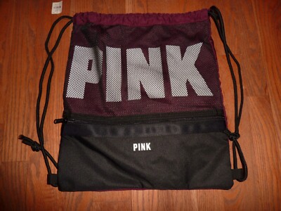 Sac Victoria's Secret PINK Tote – Denim, Weekender, Gym, Beach, Neuf étiquettes