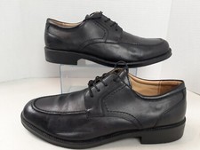 Chaps Black Leather Dress Oxfords Men's Size 11M Comfortable Footwear 98-26854