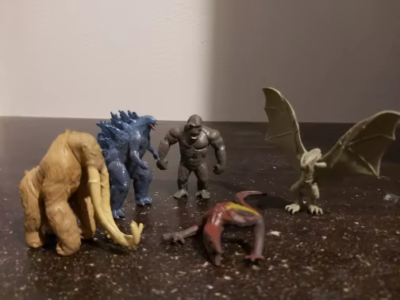 GODZILLA figure set MONSTERVERSE lot MONSTER action KING Behemoth MUTO mini  kong | eBay
