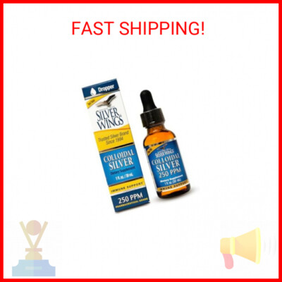 Natural Path Silver Wings Colloidal Silver Mineral Supplement, 250 Ppm, 1 Fluid 