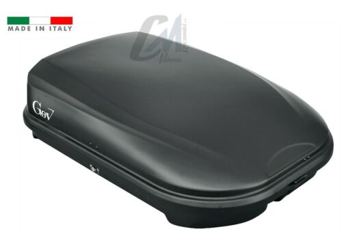E9000 BAULE BOX TETTO GEV SPAZIO320 NERO OPACO 125X90X34 PORT 50kg 320L OM. TUV - Foto 2 di 16
