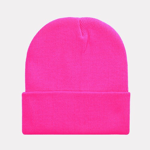 UK Herren Damen Beanie Mütze Damen Slouch Winter Wolle Ski gestrickt Turn Up Neon - Bild 26 von 26