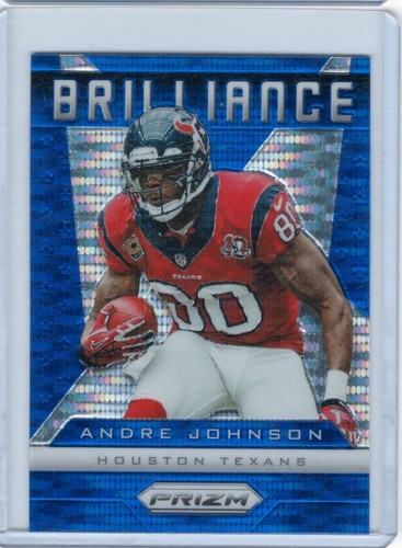 Andre Johnson [Blue Prizm] #18 2013 Panini Prizm Brilliance card
