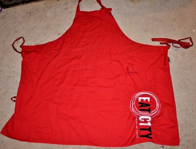 KOCHSCHÜRZE für EAT C1TY UNIVERSITY Simon Jersey rot Kochen Küche Essen Kochen
