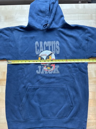Sudadera con Capucha Travis Scott Celebrity Softball Game 2023 Azul Talla Mediana - Imagen 6 de 7