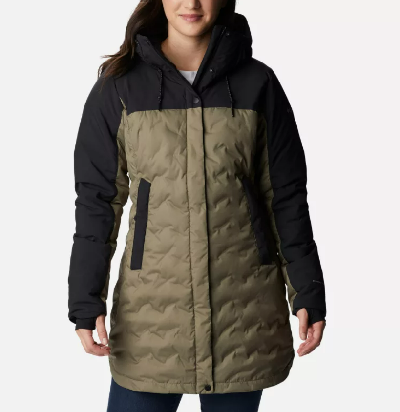 Columbia / マウンテンパーカ/M/ナイロン/GRY/クローバーデールⅡ Columbia - Women's Mountain Croo II Waterproof Hooded Mid Down
