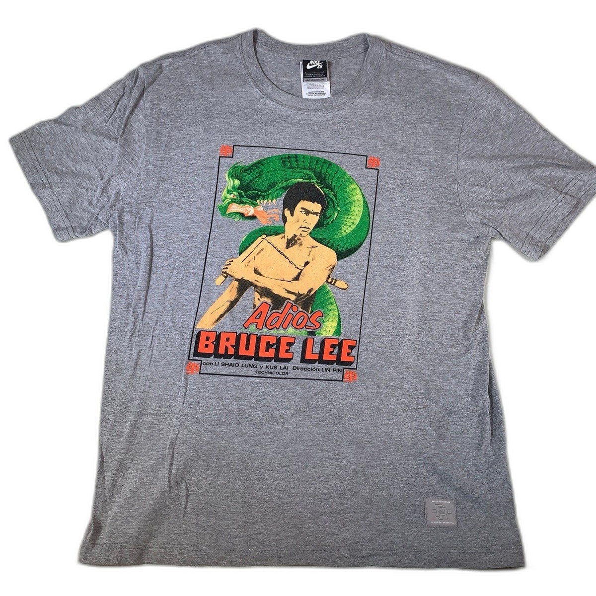Y2K Nike SB x Bruce Lee Adios enter dragon shirt medium skate