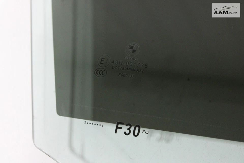 BMW 320I XDRIVE F30 2013-2018 puerta del lado del pasajero delantero derecho ventana cristal OEM Foto 3 de 4