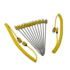 Lot of 13 Highpoint 10160B Quick Disconnect Thermocouples