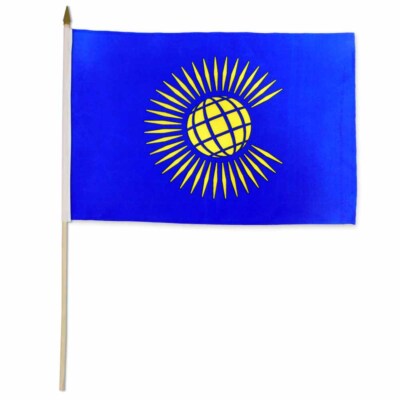 1 Dozen British Commonwealth Flags 12x18in Stick Flag Commonwealth Flag