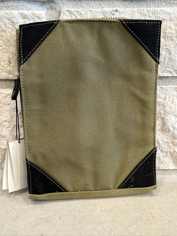 T) Funda iPad Izak Zenou "vive Les Asperge" Verde Ejército Lona Niñas Amigos NUEVA Foto 2 de 4