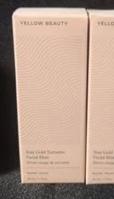❤Best $❤ Yellow Beauty Stay Gold Turmeric Facial Elixir 1oz  100% VEGAN ORGANIC❤