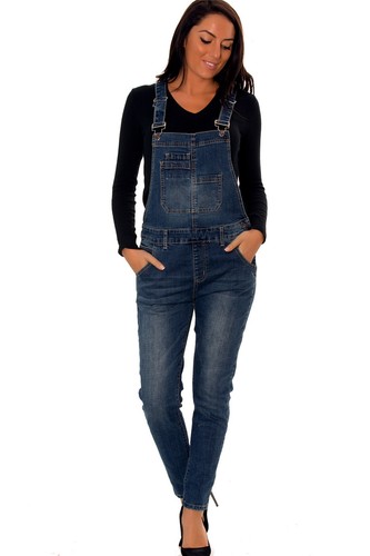 Womens Boyfriend Denim Overall 