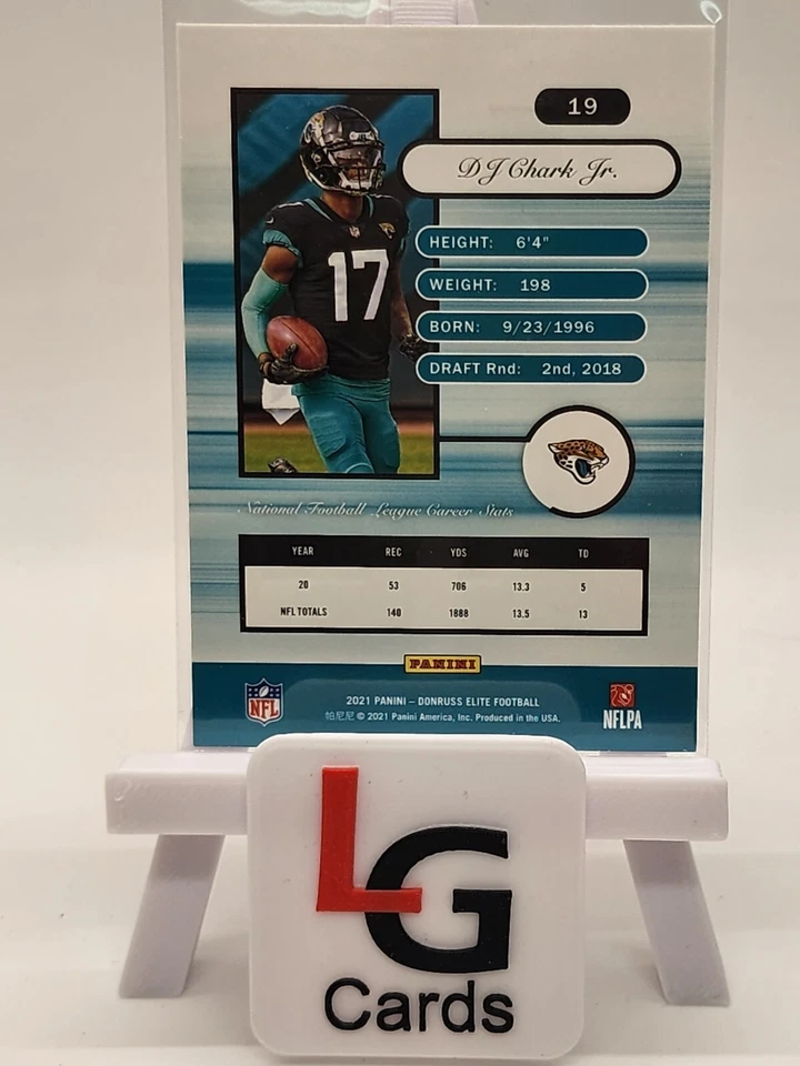 2021 Panini Donruss Elite - 2001 Elite #19 DJ Chark - Image 2 of 2