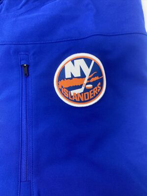 Men's New York Islanders adidas Royal COLD.RDY Quarter-Zip
