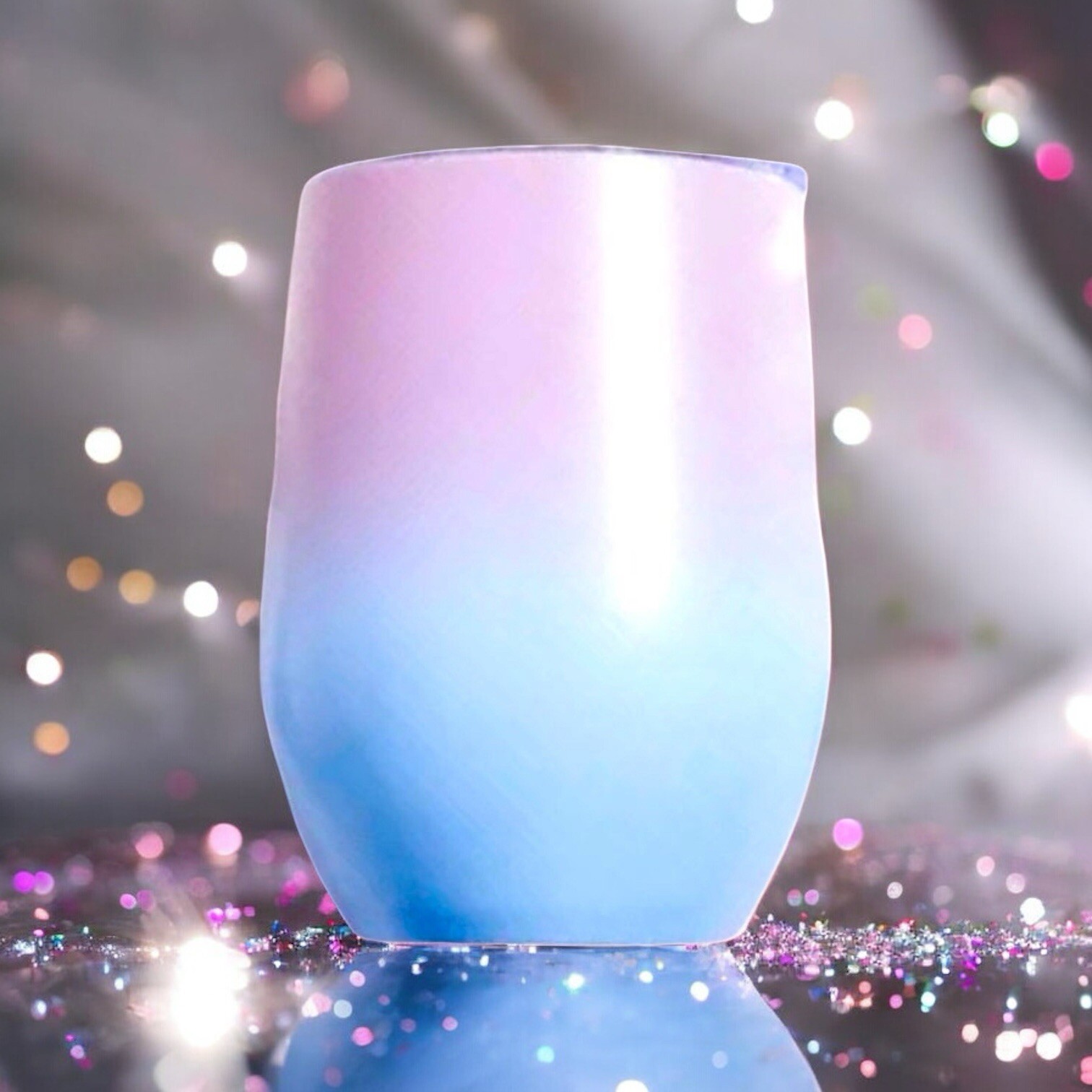 CHIC & TONIC Wine Tumbler in Ombre Brand New In Box