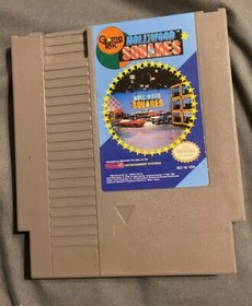 Hollywood Squares Nintendo Entertainment System NES Video Game W/ Box Tested VTG