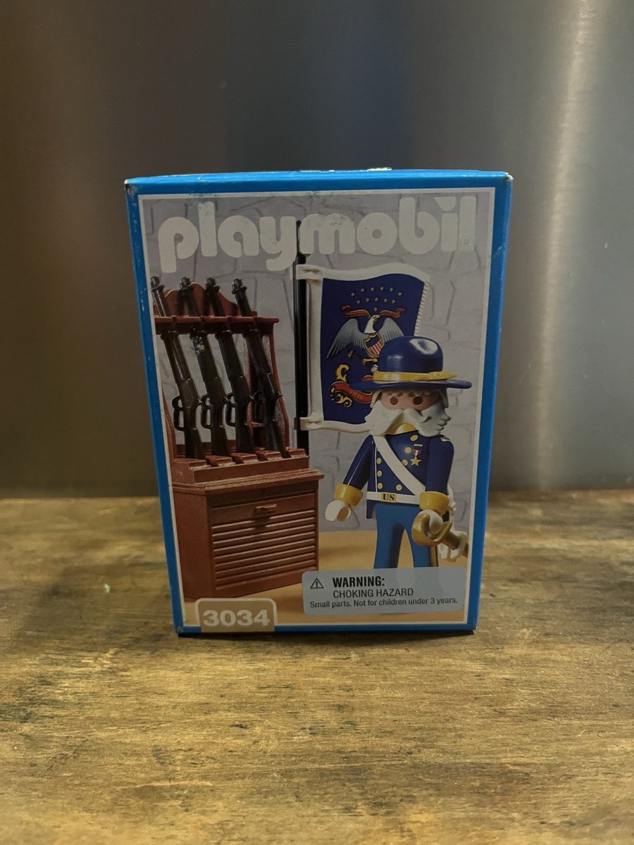 Playmobilまとめ売り4点セット Playmobil 3034 Blue Coat General with Accessories NIB 1998 New
