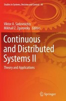 Continuous And Distributed Systems II Mikhail Z. Zgurovsky