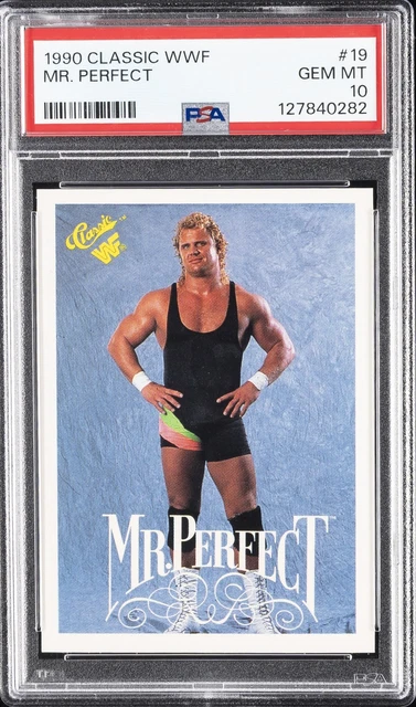 1990 CLASSIC WWF #19 MR. PERFECT PSA 10