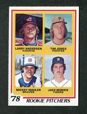 Jack Morris Tigers '78 Rookie Pitchers 1978 Topps MLB Baseball Card #703 RC