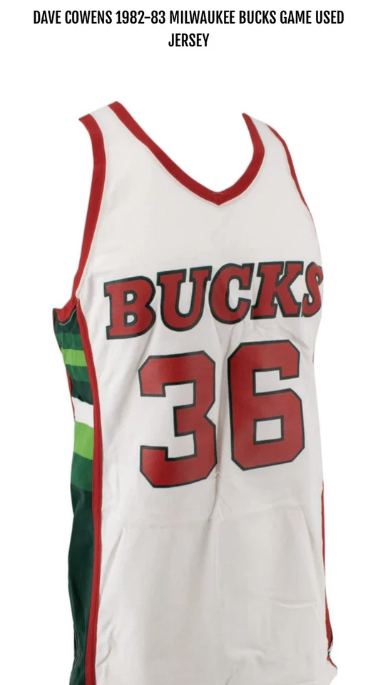 Camiseta Dave Cowens Fusion Game Usada Doble Jersey Parche Salón de la fama 6/10 Celtics Bucks Foto 3 de 4