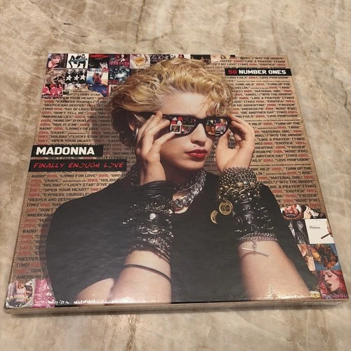 2022 1ST PRESS RED/BLACK MADONNA FINALLY ENOUGH LOVE 50 NUMBER ONES 6LP SET