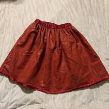 NEW with tags Hanna Andersson 140 Red Sparkle Holiday Skirt US 10