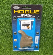 Hogue HandALL Beavertail Handgun Grip Sleeve, Springfield Hellcat, FDE - 18313
