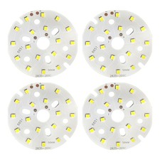 4 X Cob Led Light Chip Bead 9w 120lm 6000-6500k 56mm 27-30vdc White