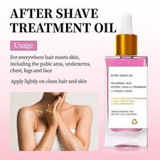 Truly Beauty Strawberry Vanilla After Shave Oil for Smooth Skin Post Shave/####