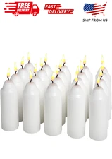9-Hour White Candles for UCO Candle Lanterns, Long-Burning Candles for Outdoor,