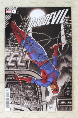 Daredevil #11 Dave Johnson Spider Verse Variant vol 7 (2023) Marvel Comics
