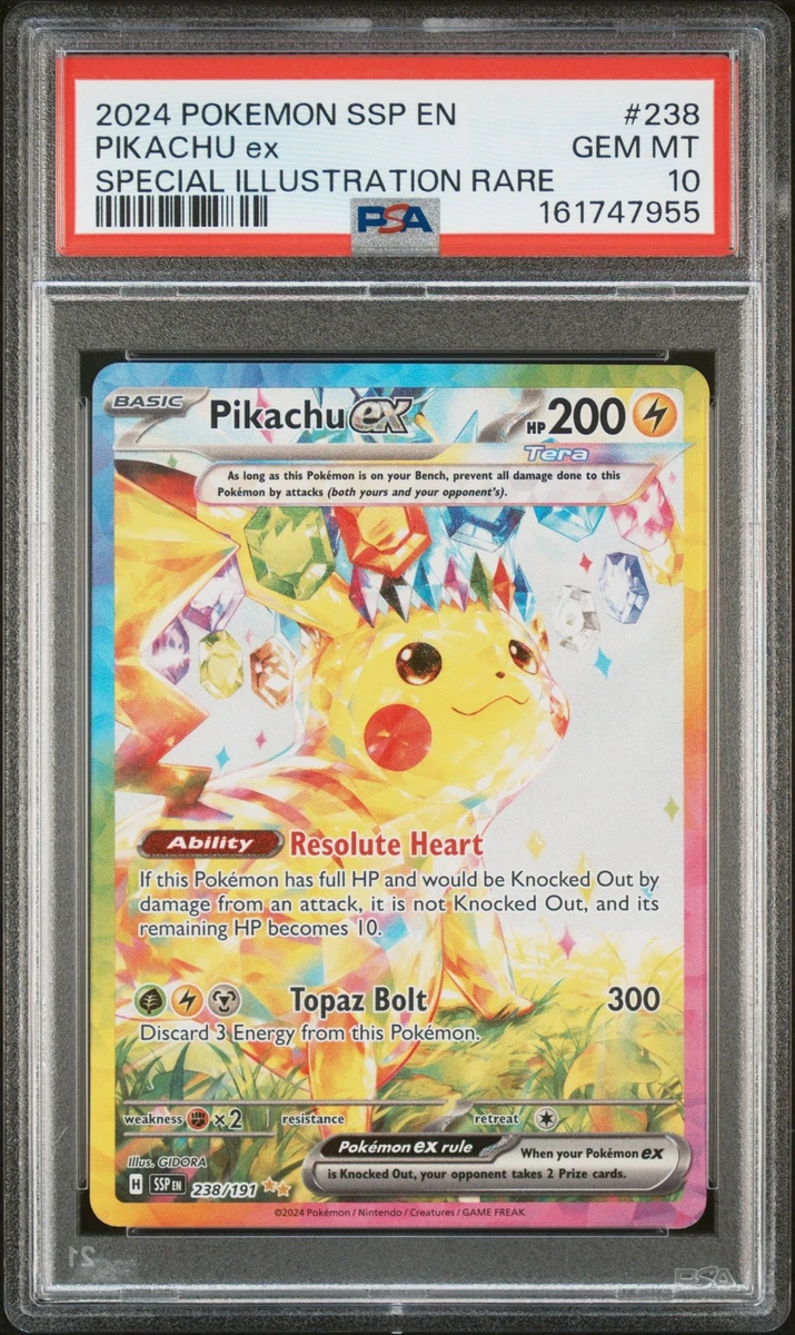 Pikachu Pokémon TCG Professional Sports Authenticator (PSA