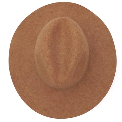 Banana Republic Womens Hat 100% Wool Felt Wide Brim Ribbon  display picture 2
