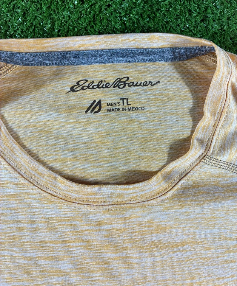 Lote de 3 camisetas altas grandes Eddie Bauer Free Dry Active LT TL azules, amarillas Foto 3 de 4