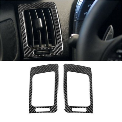 2Pcs für Infiniti G37 Sedan 2010-2013 Carbon Fiber Side AC Air Vent Cover Trim