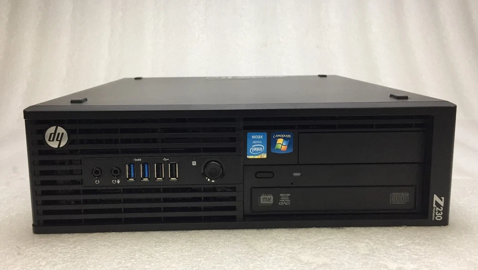 HP Z230 SFF Workstation Xeon  E3-1240 v3 3.4GHz 4GB RAM 1TB HDD AMD NO OS - Image 4 of 4