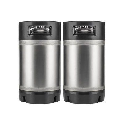 TMCRAFT New 3 Gallon Ball Lock Keg, Stainless Steel Beer Keg with Dual Rubber...