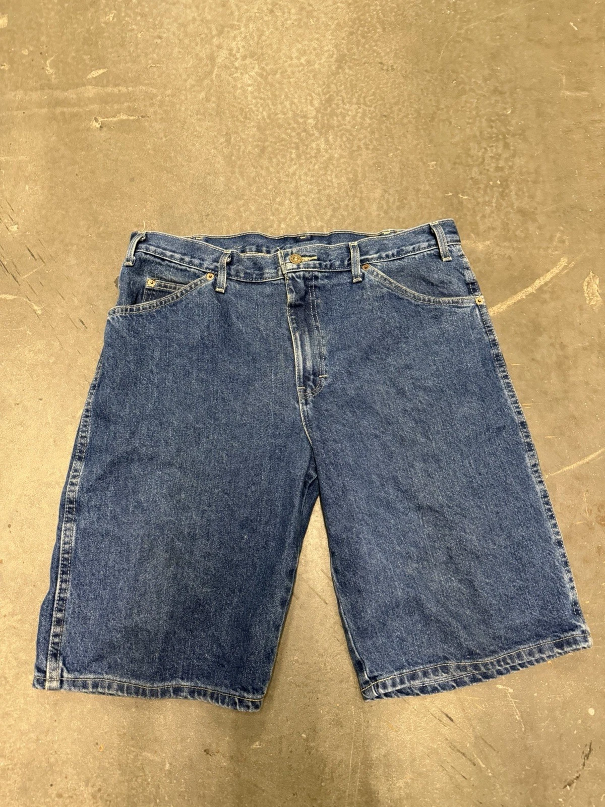 Dickies Men's Carpenter Denim Shorts Size 34 Relaxed Fit