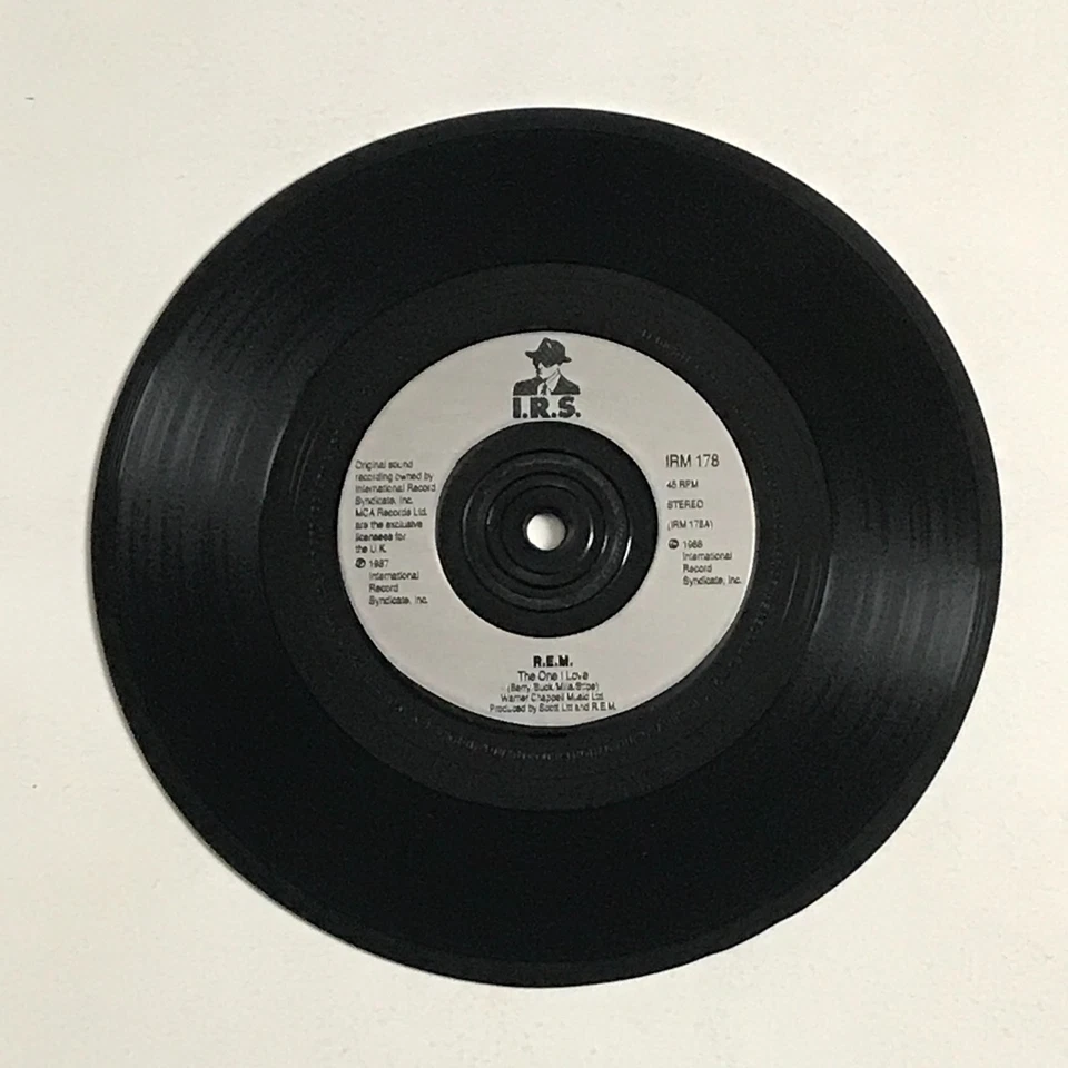 R.E.M. - The One I Love 7" Vinyl Record A1/B1 - IRM 178 VG+/VG+ - Image 3 of 4