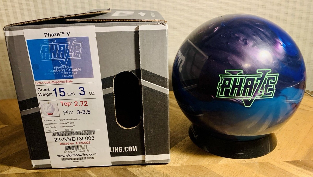Storm Phaze V 5 Bowling Ball NIB 1st Quality | 15lbs 4oz | 2.5-3