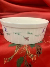 Savior Vivre Portofino BlueUP036 Round Baking Soufflé Dish 7.5in. Disc.Preowned