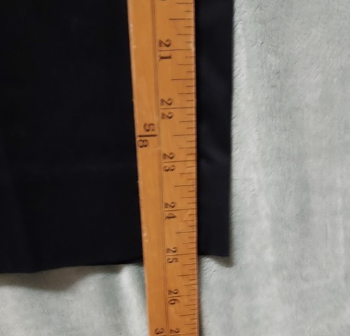 TALBOTS Classic Side Zip Size 8 Black Straight Leg Women's Pants - Picture 12 of 14