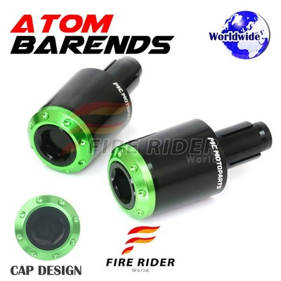 ATOM Bar Ends Sliders Plugs For Kawasaki ZX-10R Ninja 06-25 18 19 20 21 22 23 24