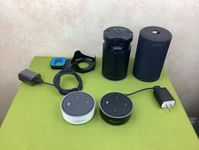 Lot/3 Amazon Echo Model XC56PY (1) RS03QR (2) Smart Assistant Speaker Echo Dot