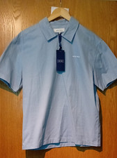 Image of Jack Wills Short Sleeve Mens Shirt, BNWT, Size M, Powder Blue, Cotton Mix