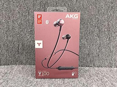 AKG Y100 Wireless Bluetooth Earbuds Black - Excellent Sound, Lightweight 24g