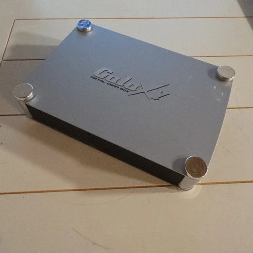 Galaxy METAL GEAR BOX Drive Enclosure No Power/Cables For Parts Untested