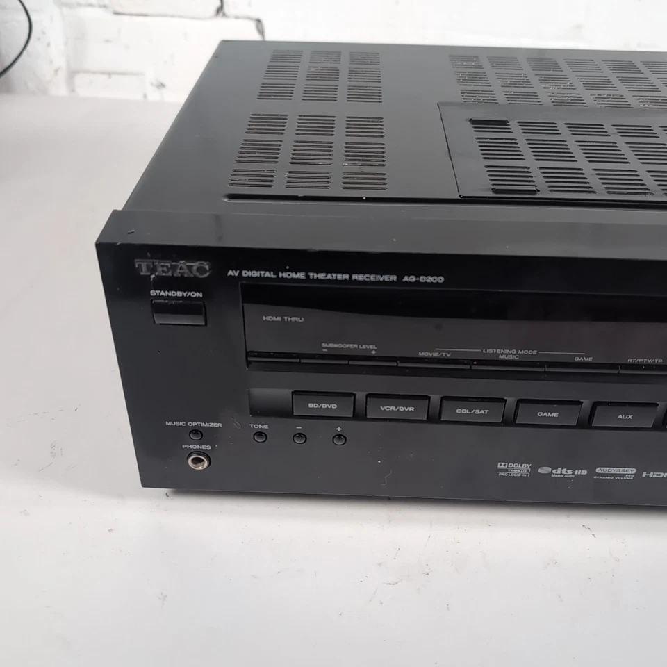 TEAC AG-D200 AV Digital Theater Receiver Spares or Repair ONLY - Image 2 of 4